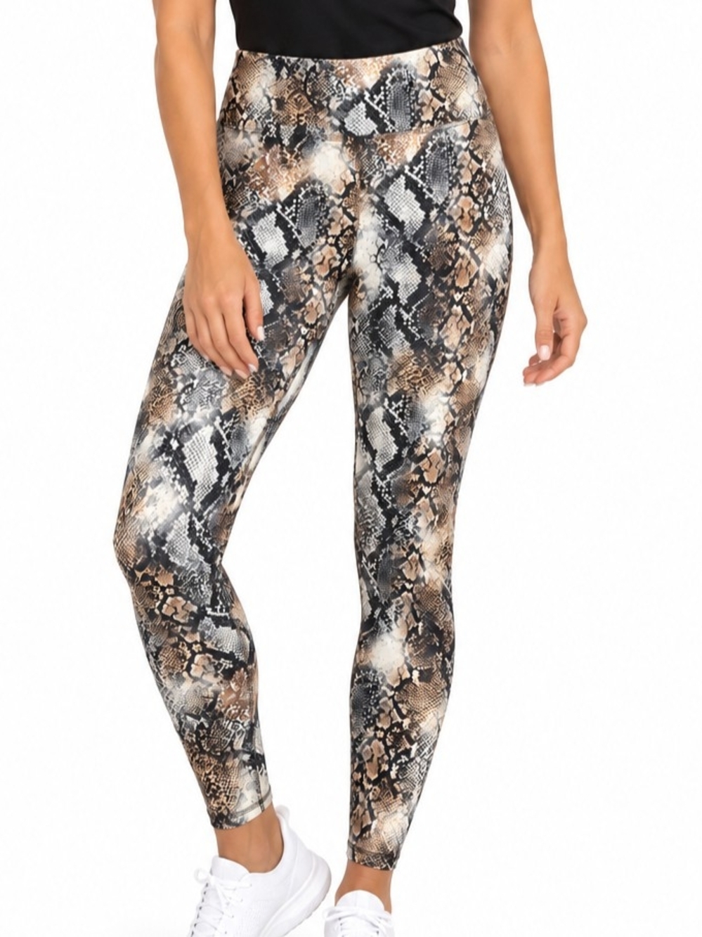 No Boundaries Snakeskin Leggings NWT